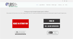 Desktop Screenshot of findmilwaukeelawyers.org